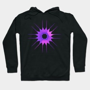 Purple and Pink abstract burst Hoodie